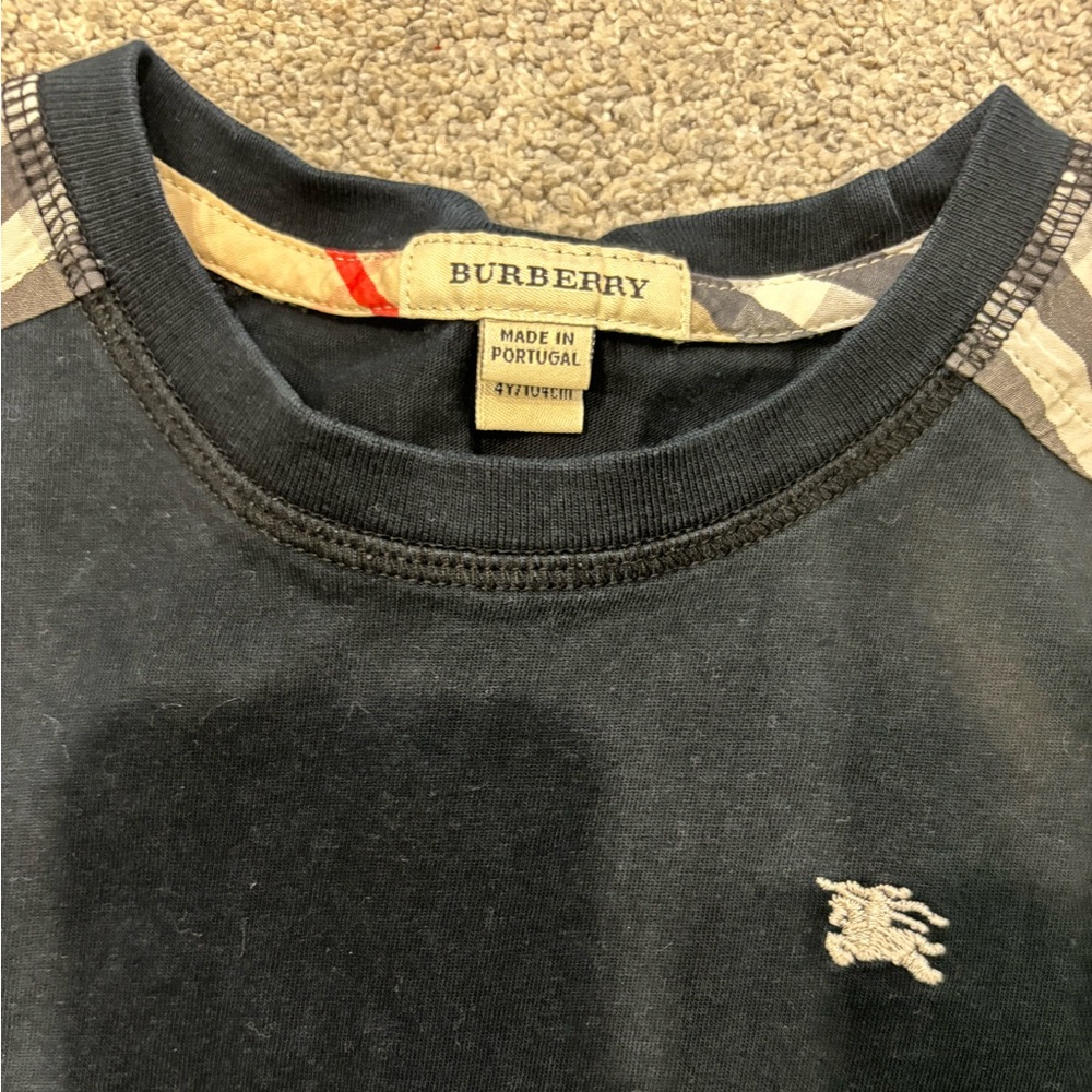 Boys Burberry and Ralph Lauren tops